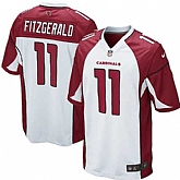 Nike Men & Women & Youth Cardinals #11 Larry Fitzgerald White Team Color Game Jersey,baseball caps,new era cap wholesale,wholesale hats